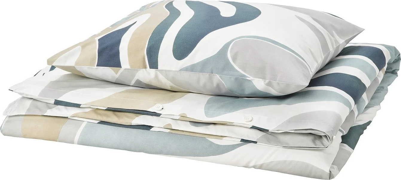 1.5-спальный комплект постельного белья Ikea Mygglasvinge 80591230