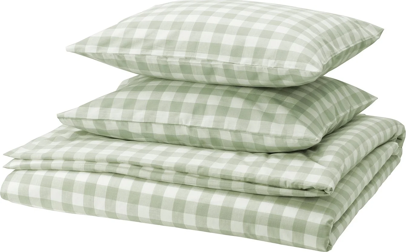 2-спальный комплект постельного белья Ikea Ektandvinge 00585407