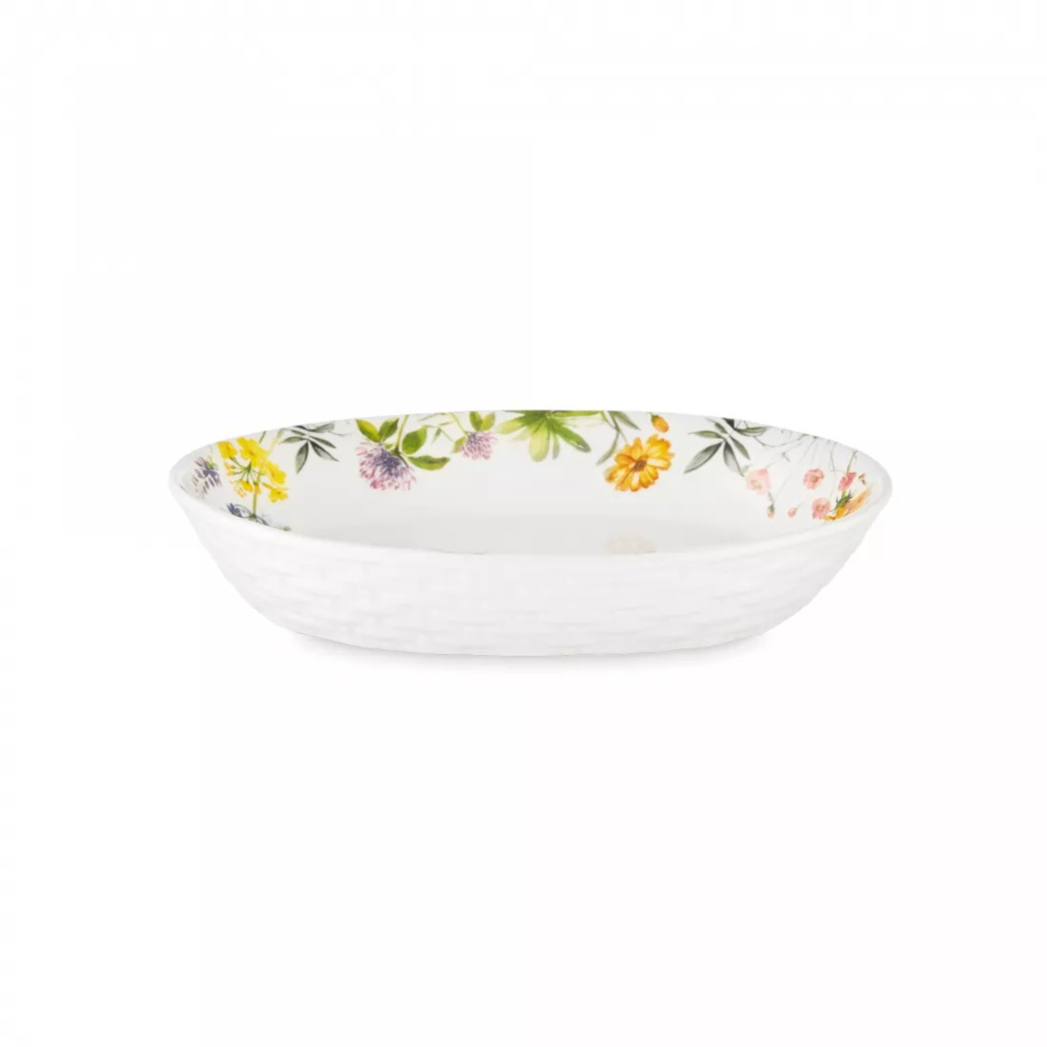 Блюдо Decor de table для фруктов Полевые цветы 19,7х25,6 см