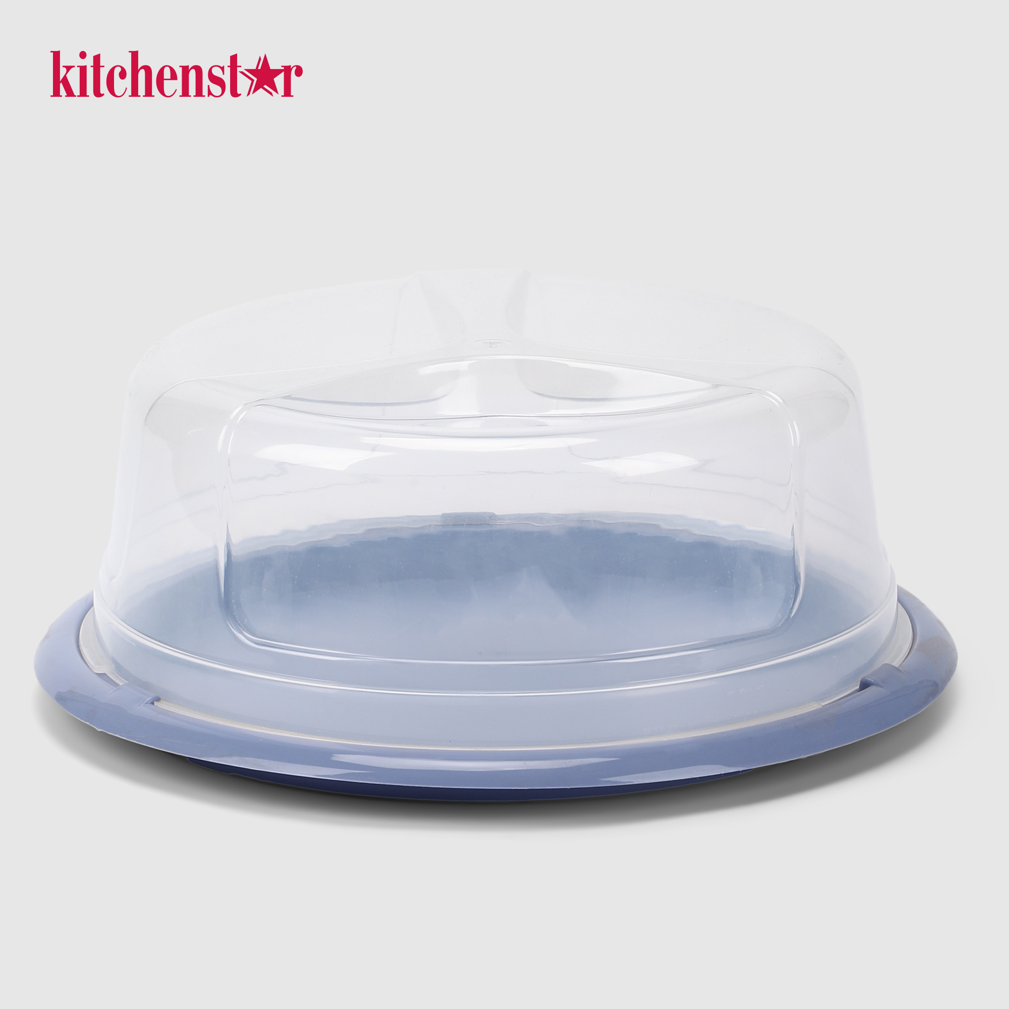 Блюдо для торта Kitchenstar Maxi armada с крышкой 24 см