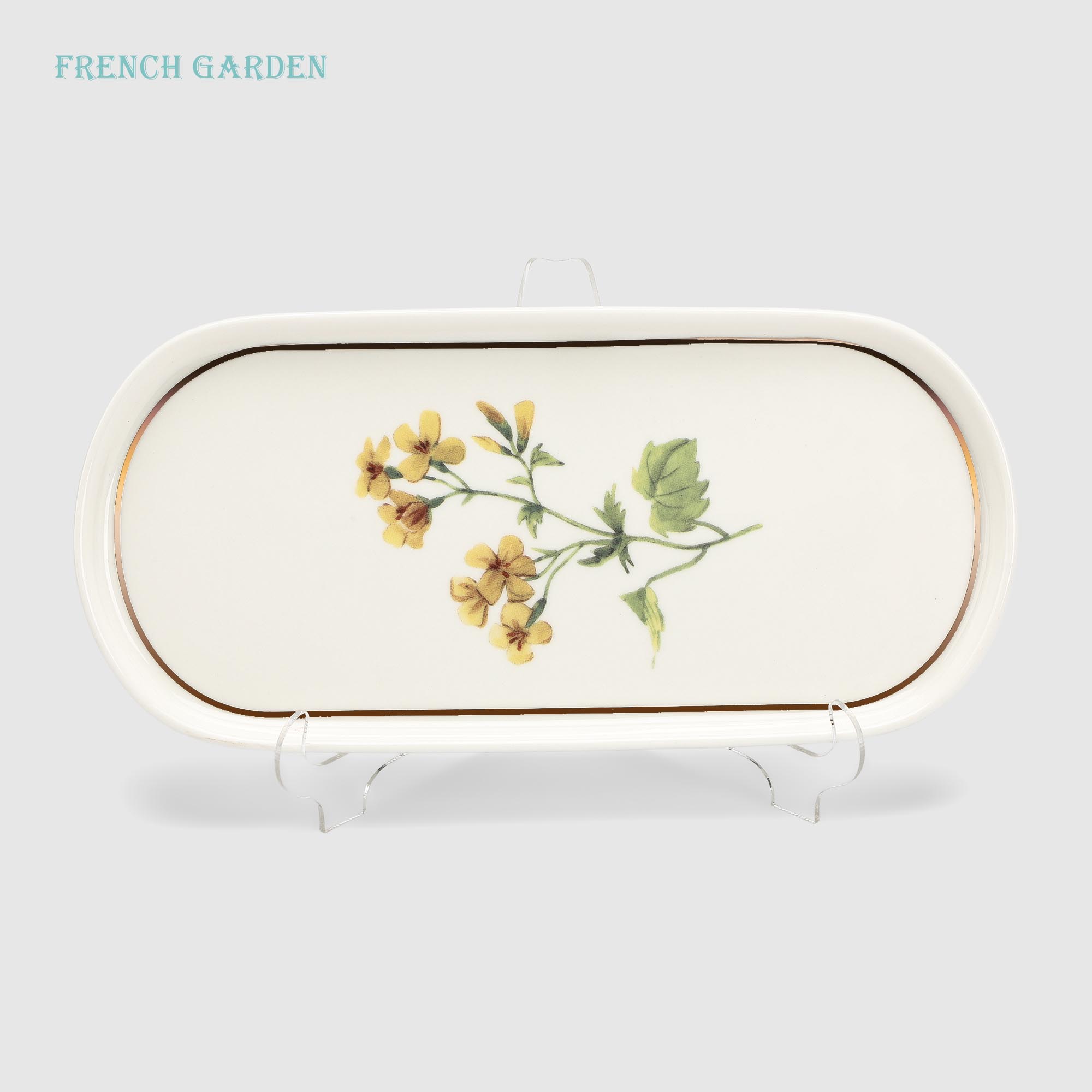 Блюдо French garden овальное в ассортименте 21,3 см