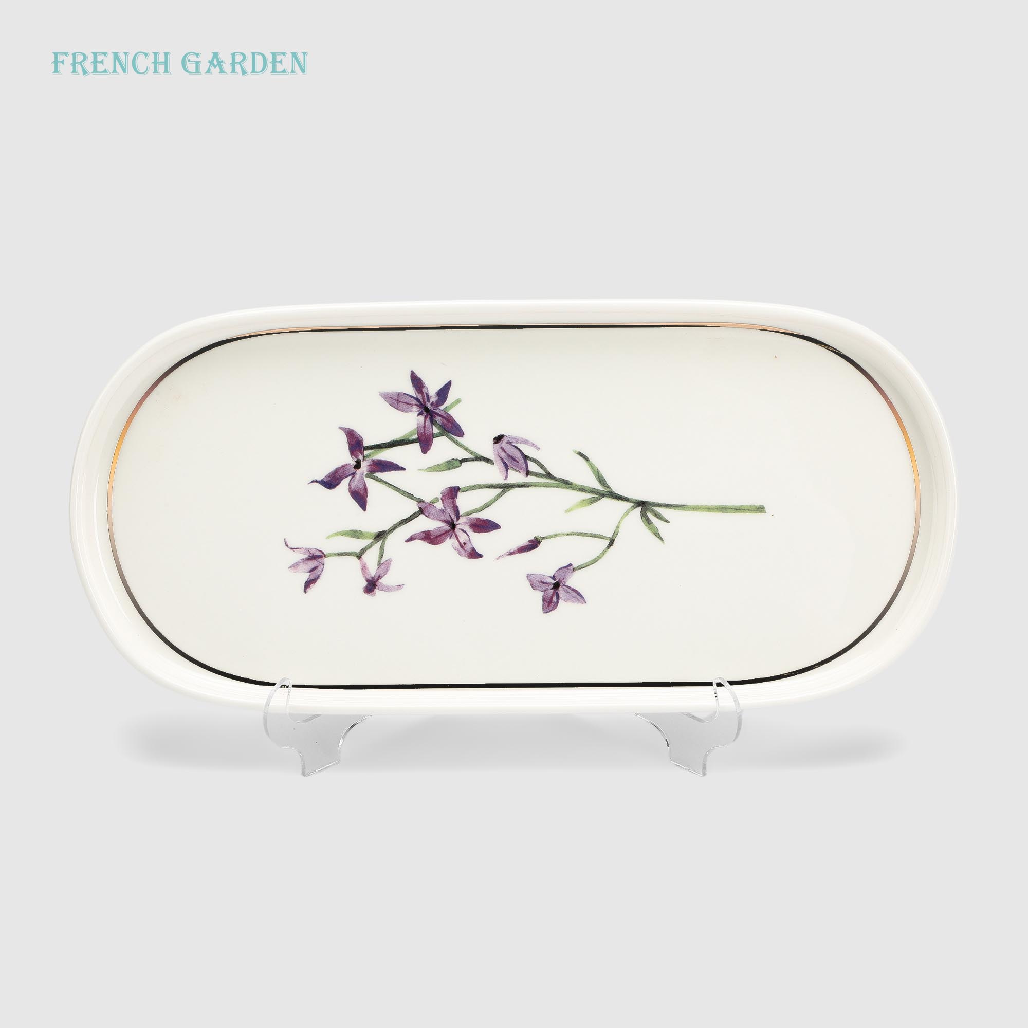 Блюдо French garden овальное в ассортименте 25,2 см