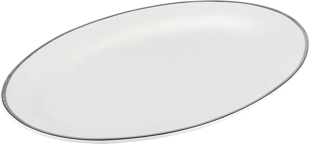 Блюдо Gipfel Astoria 51649 (белый/серебристый)