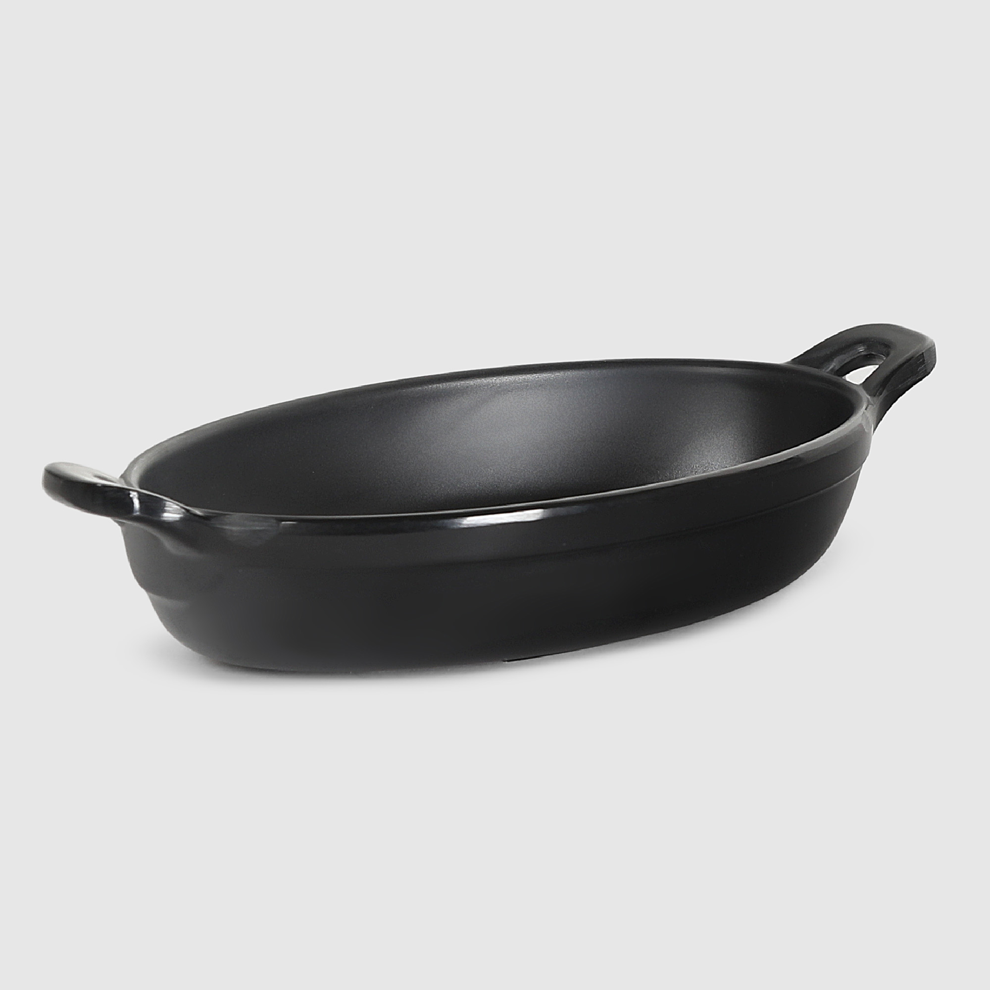 Блюдо Kulsan Terra black 15х8 см