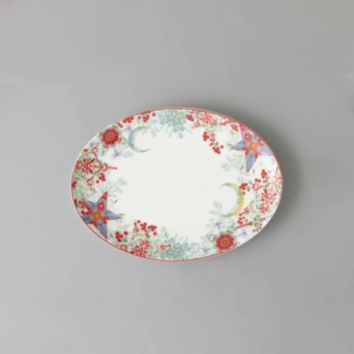 Блюдо овальное Mix&Match Home Счастливая Звезда 33х24 см