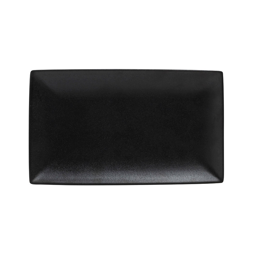 Блюдо прямоугольное Maxwell & Williams Икра 27,5x16 см черное