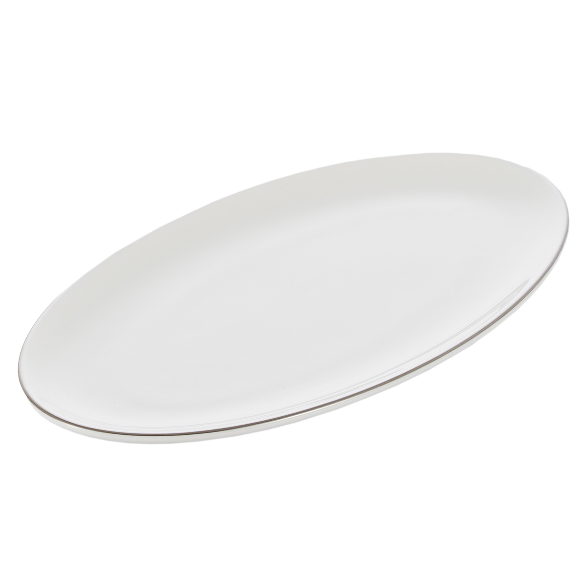 Блюдо сервировочное овальное Gipfel Platinum 26х14 см