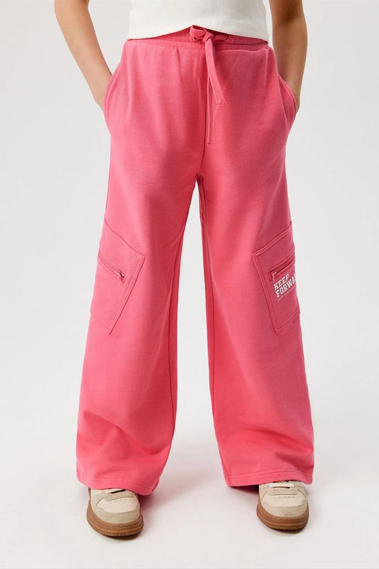 Брюки хлопковые на кулиске с карманами ACOOLA