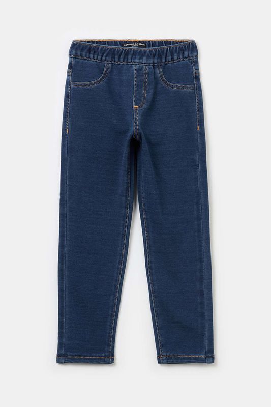 Джеггинсы хлопковые на эластичном поясе Republic of Denim