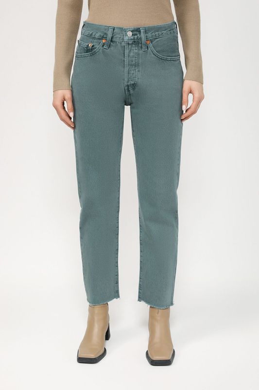 Джинсы 501 Crop однотонные LEVI'S