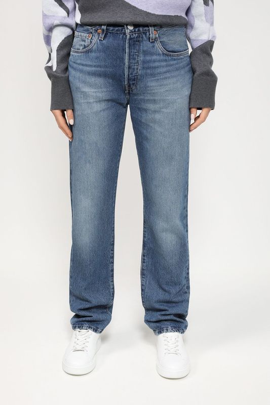 Джинсы 501 с эффектом потертости LEVI'S
