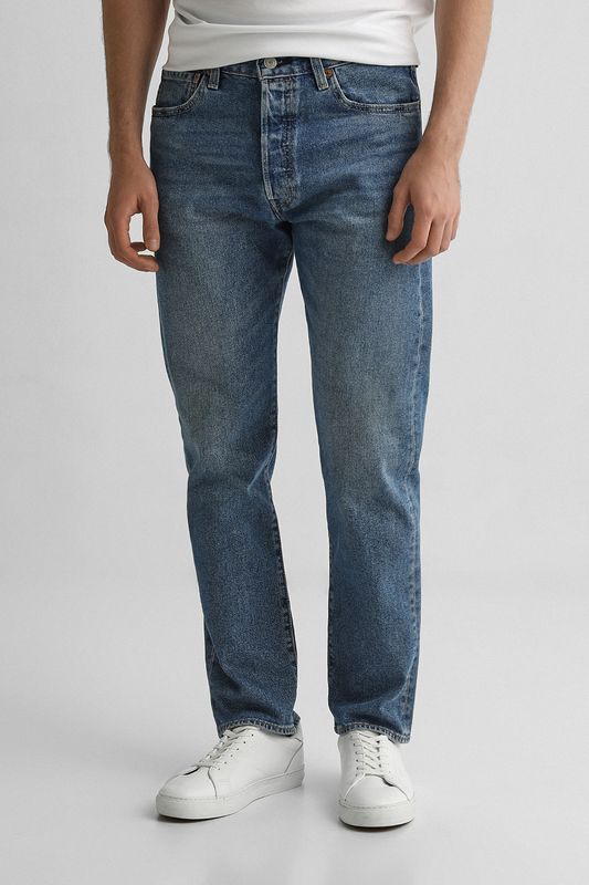 Джинсы 501 Slim Taper Med Indigo - Flat Finish LEVI'S