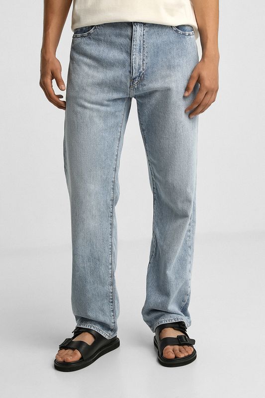 Джинсы 555 Relaxed Straight Light Indigo - Worn In LEVI'S