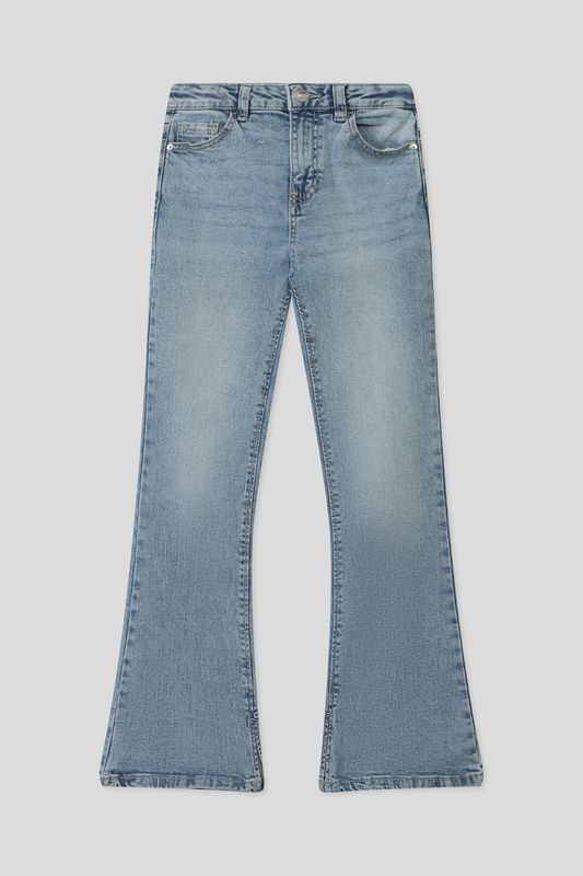 Джинсы клеш с эффектом потертости Republic of Denim
