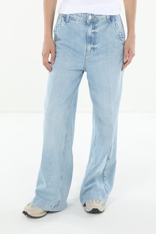 Джинсы клеш укороченного кроя Guess