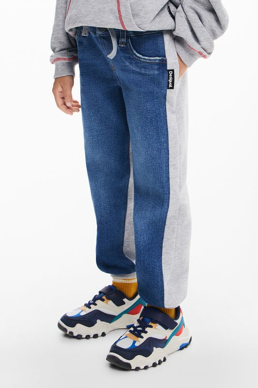 Джинсы комбинированные на кулиске Desigual