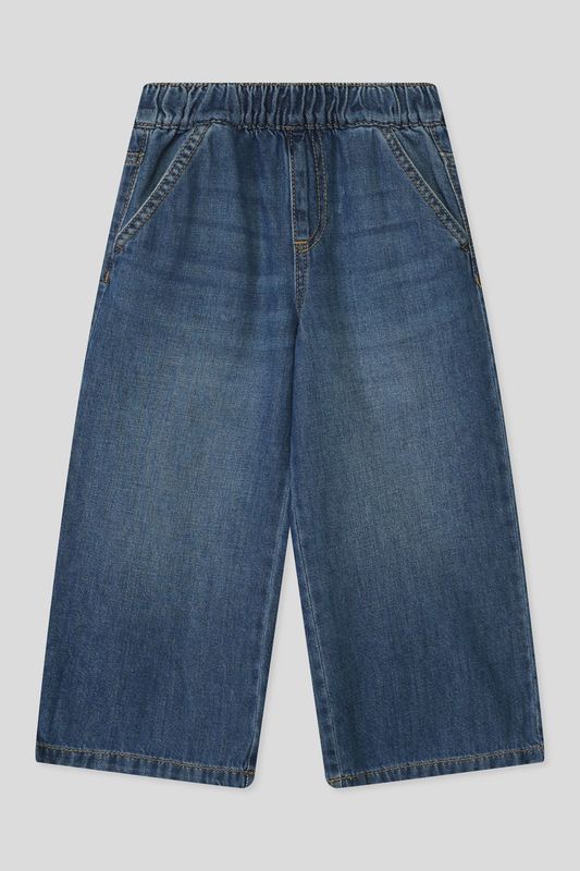 Джинсы на эластичном поясе широкого кроя Republic of Denim