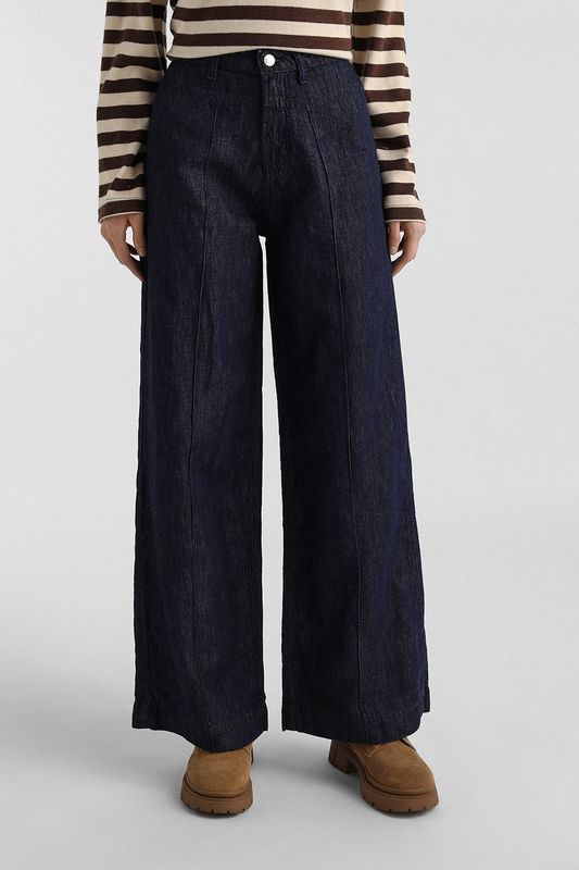 Джинсы на кокетке с широкими штанинами Carrera Jeans