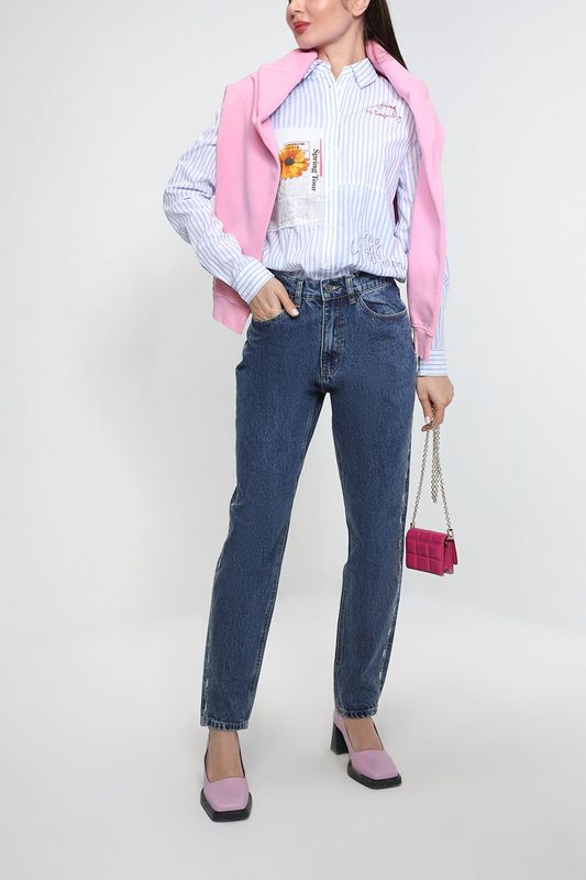 Джинсы на высокой талии Desigual