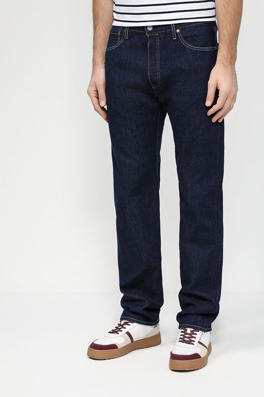 Джинсы однотонные прямого кроя LEVI'S