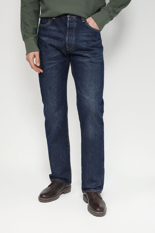 Джинсы однотонные прямого кроя LEVI'S