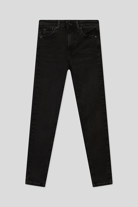 Джинсы однотонные зауженные PEPE JEANS