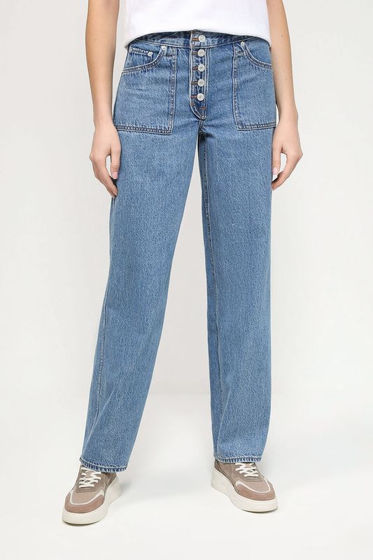 Джинсы прямого кроя Reversible Baggy Dad LEVI'S