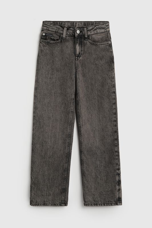 Джинсы прямого кроя с отворотами Calvin Klein Jeans