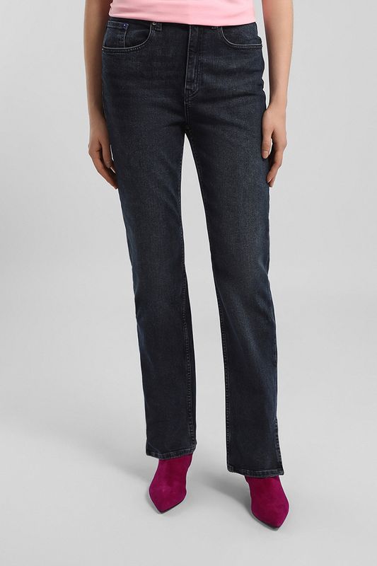 Джинсы прямого кроя с разрезами Karl Lagerfeld Jeans