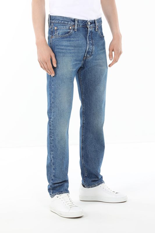 Джинсы с эффектом потертости 501 LEVI'S