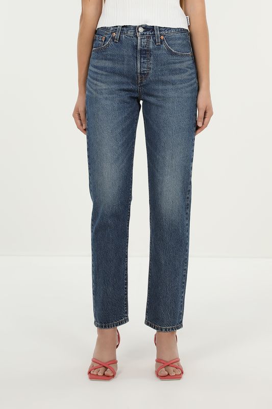 Джинсы с эффектом потертости 501 LEVI'S