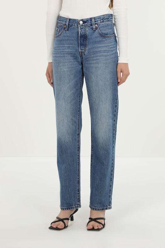 Джинсы с эффектом потертости 50190 LEVI'S