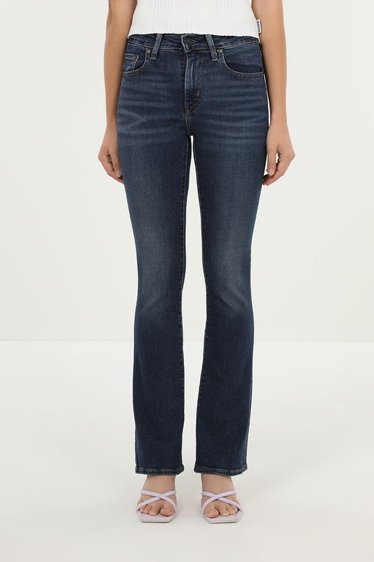 Джинсы с эффектом потертости 725 LEVI'S