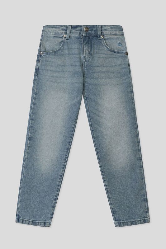 Джинсы с эффектом потертости Benetton