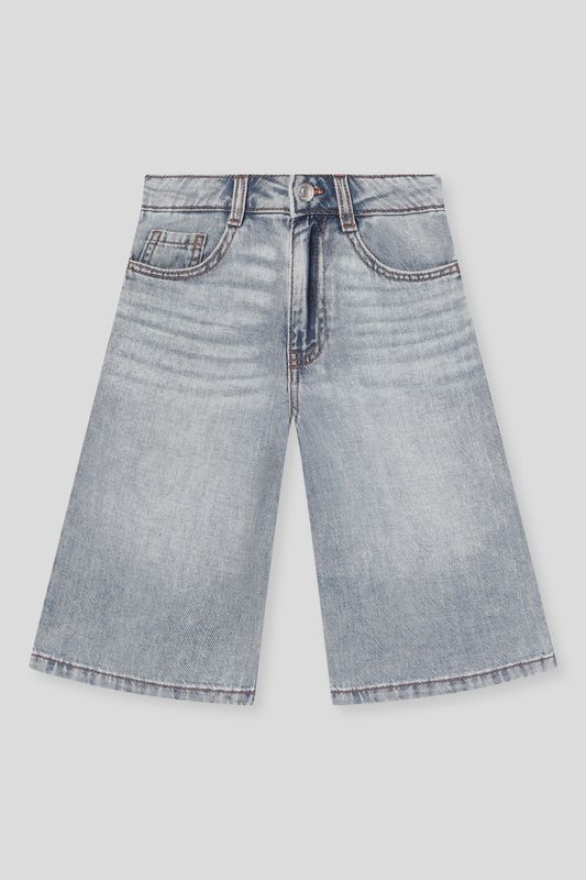 Джинсы с эффектом потертости Benetton