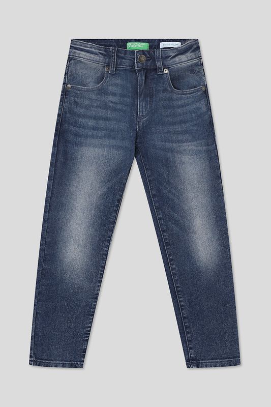 Джинсы с эффектом потертости Benetton