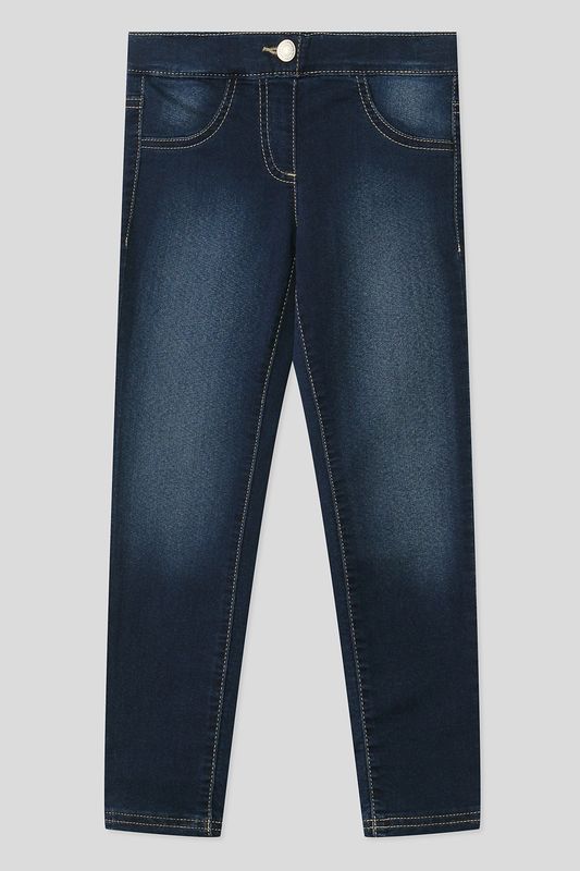 Джинсы с эффектом потертости Benetton