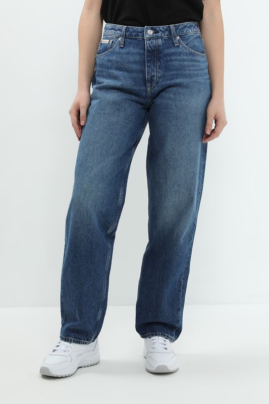 Джинсы с эффектом потертости Calvin Klein Jeans