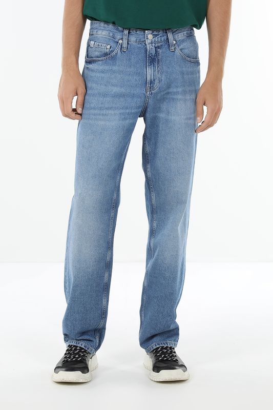 Джинсы с эффектом потертости Calvin Klein Jeans