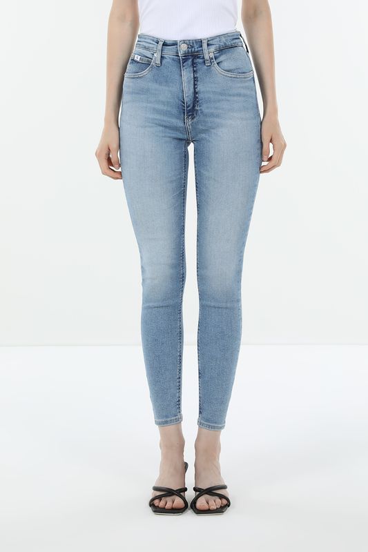 Джинсы с эффектом потертости Calvin Klein Jeans