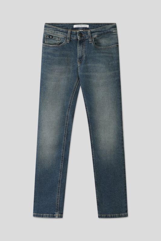 Джинсы с эффектом потертости Calvin Klein Jeans