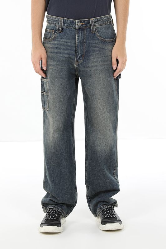 Джинсы с эффектом потертости Guess Jeans