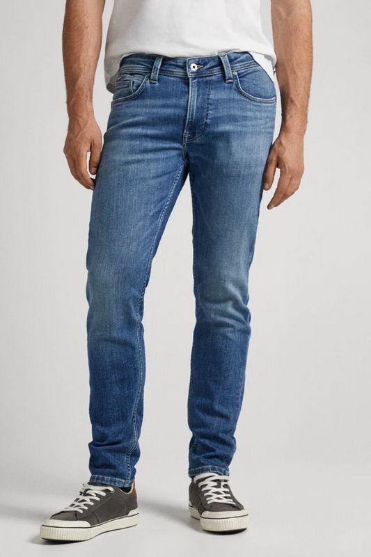 Джинсы с эффектом потертости PEPE JEANS