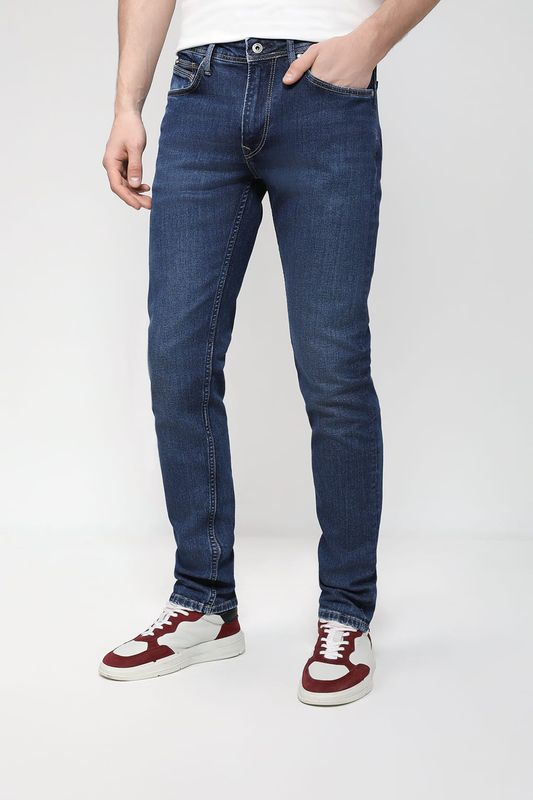 Джинсы с эффектом потертости PEPE JEANS