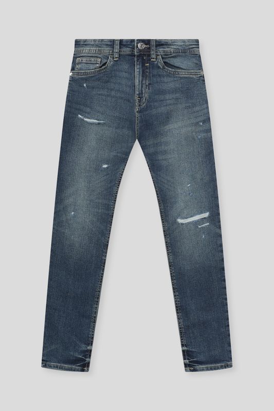 Джинсы с эффектом потертости Republic of Denim