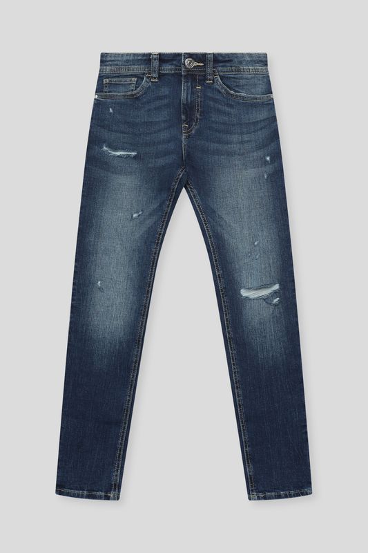 Джинсы с эффектом потертости Republic of Denim