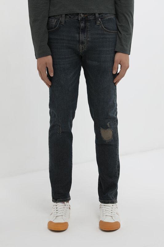 Джинсы с эффектом потертости Superdry