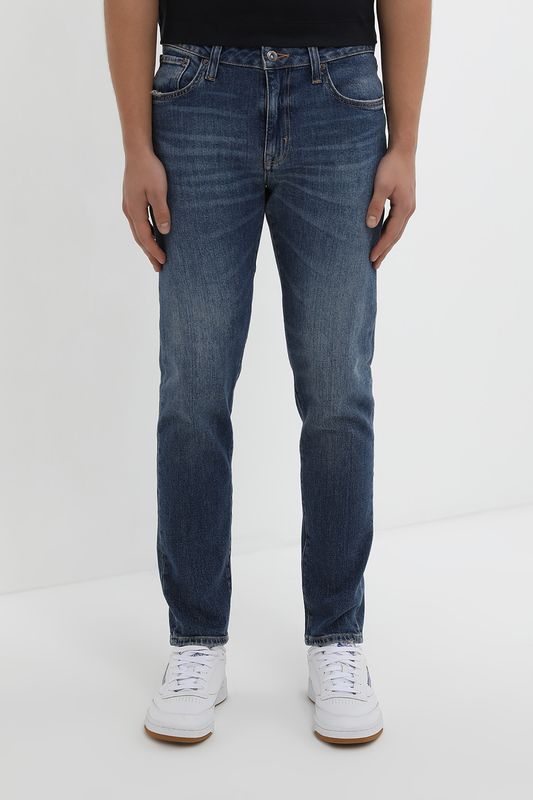 Джинсы с эффектом потертости Superdry