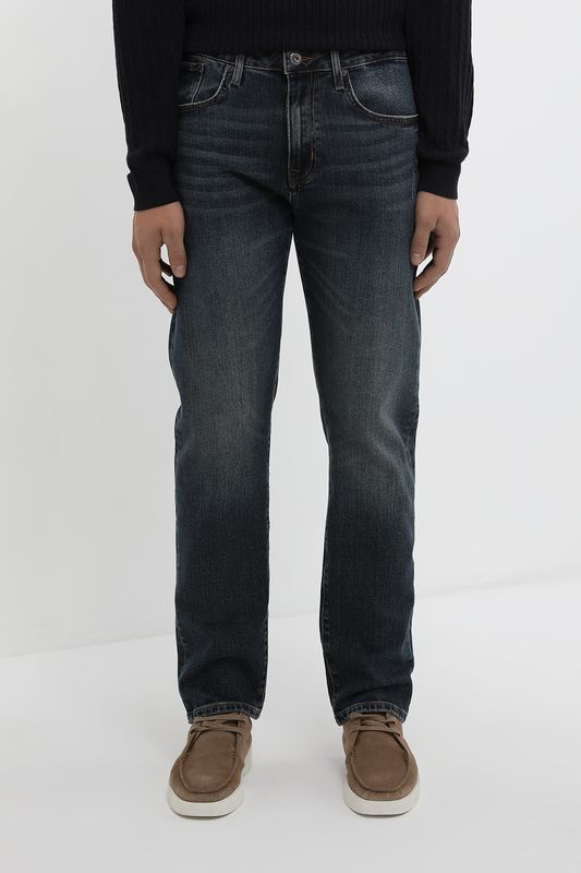 Джинсы с эффектом потертости Superdry