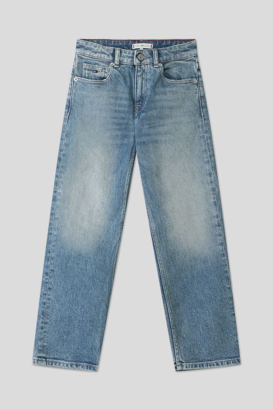 Джинсы с эффектом потертости Tommy Hilfiger